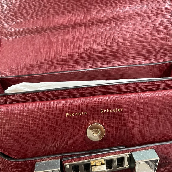 USE LIKE VERY NEW! PROENZA SCHOULER PS11 Mini Classic, Burgundy color. - Picture 4 of 14